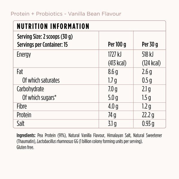 Protein + Probiotics - Vanilla Bean – Image 4